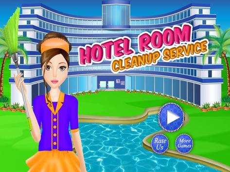 Hotel Room Cleaning Girls Game screenshot 1