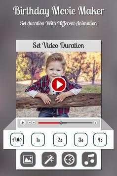 Birthday Photo Video Maker screenshot 1