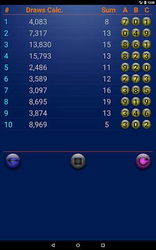 Pick 3 lottery 13 تصوير الشاشة