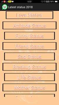 Latest Whatsap Status 2017 screenshot 2
