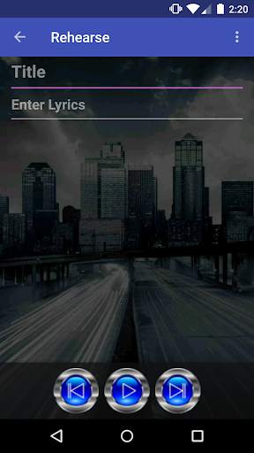 RoadWriter Lite - Songwriting screenshot 3