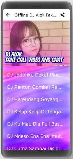 DJ Alok Fake Call Video and Chat Remix Full bass screenshot 3