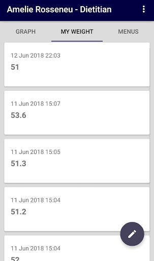 Amelie Rosseneu's Tracking App screenshot 2