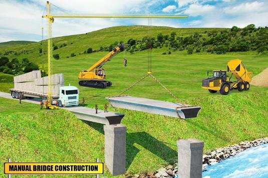 Bridge Construction River Road: 2019 Builder Games screenshot 3