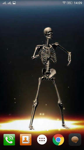 Rap Dancing Skeleton LWP स्क्रीनशॉट 1