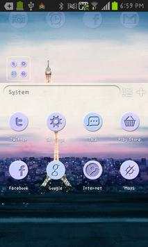 Paris go launcher theme screenshot 2