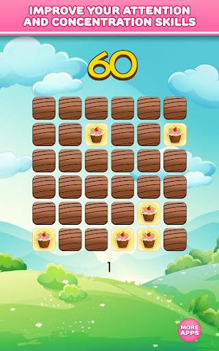 Brain game : Memory training : Cupcake * Free screenshot 14