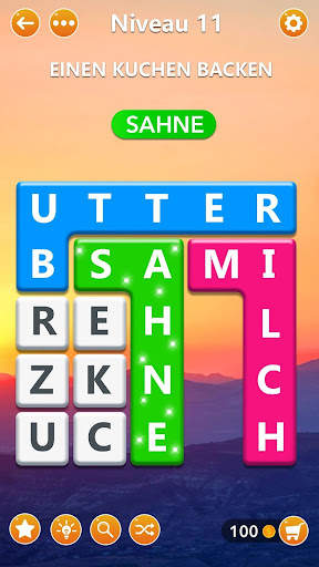 Word Blocks Puzzle - Offline-Wortspiele screenshot 1
