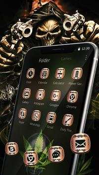 Weed Ghost Gun Launcher Theme screenshot 3