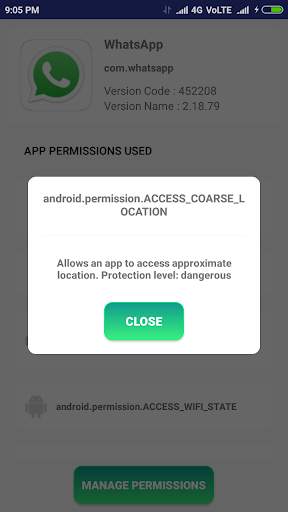 SAFE - APPS Permission Manager screenshot 3