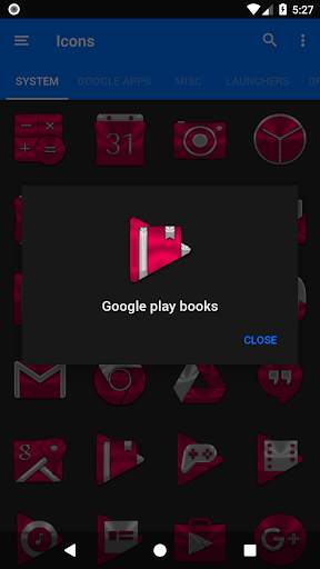 Crimson Icon Pack screenshot 6