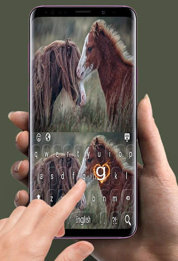 Pony horse love keyboard screenshot 1
