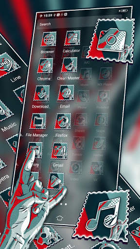 Rock and Roll Theme 4 تصوير الشاشة