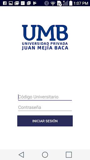 UMB APP screenshot 1
