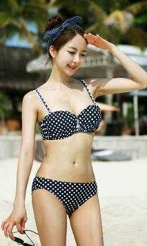 Sexy Asian Bikini Girl Live Wallpaper screenshot 1