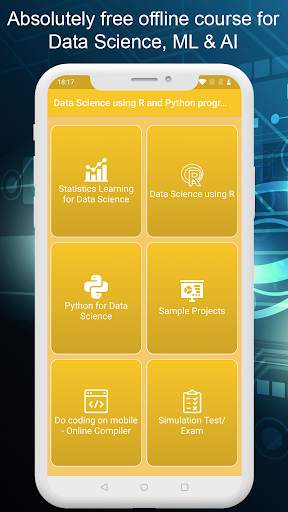 Data Science with R & Python Free Offline Tutorial screenshot 1
