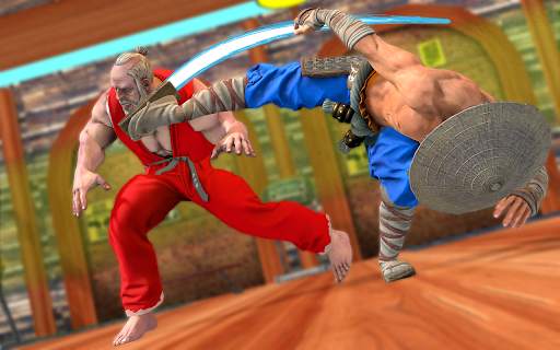 Tag Team Bodybuilder Fighting Tiger Wrestling Game screenshot 1