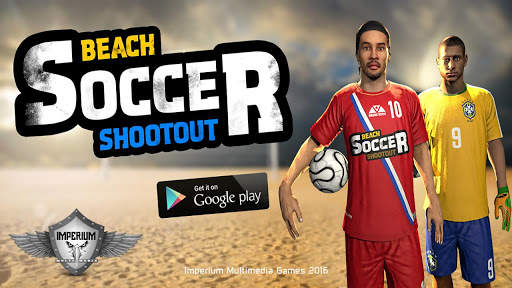 Beach Flick Soccer Shootout screenshot 1