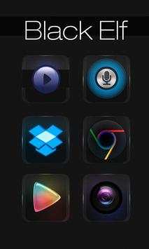 Black Elf GO Launcher Theme screenshot 1