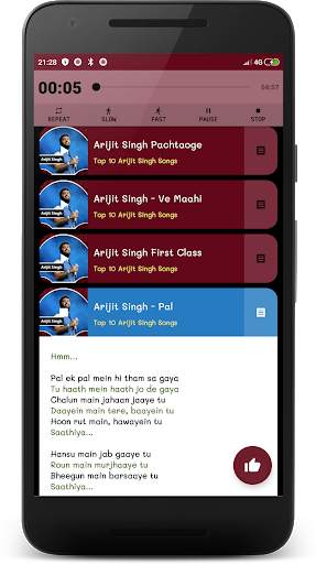 Arijit Singh Song's Plus Lyrics screenshot 2