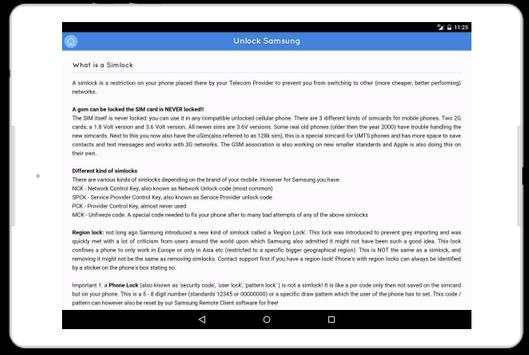 Samsung Simlock Service screenshot 8