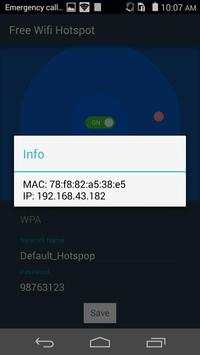 Mobile Portable WiFi hotspot screenshot 4