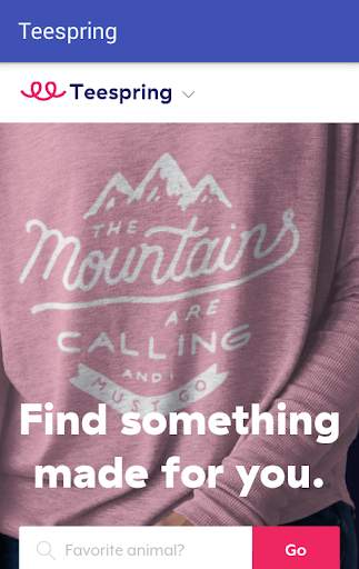 Teespring Shopping screenshot 1