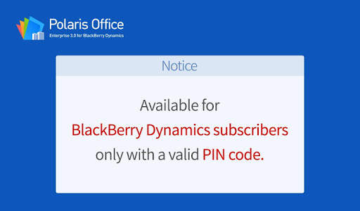 Polaris Office for BlackBerry screenshot 8