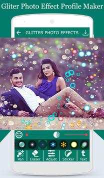 Gliter Photo Effect : Gliter Profile Maker screenshot 1