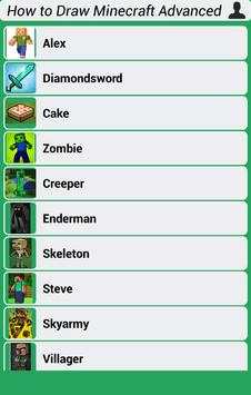 How to Draw Minecraft Advanced screenshot 3