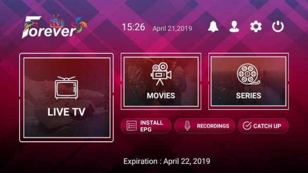 Forever IPTV screenshot 2