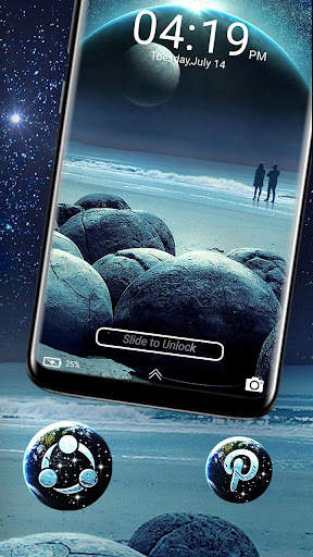 Galaxy Ocean Launcher Theme screenshot 4