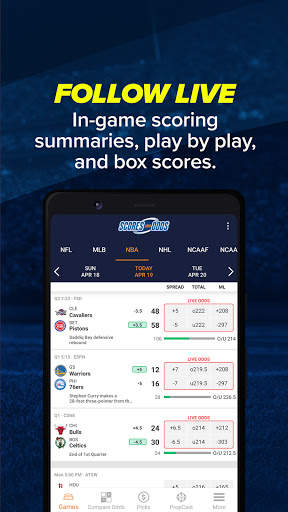 Scores And Odds Sports Betting screenshot 6