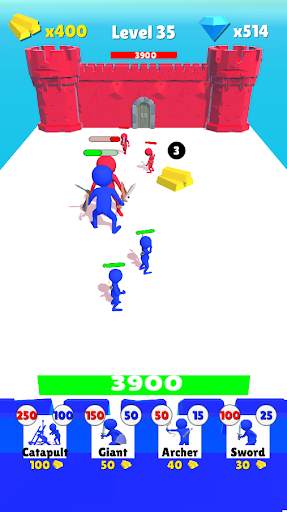 Stickman Clash 3D - Epic Castle Clash screenshot 1