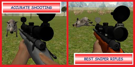 Babi hutan BERBURU Sniper screenshot 4