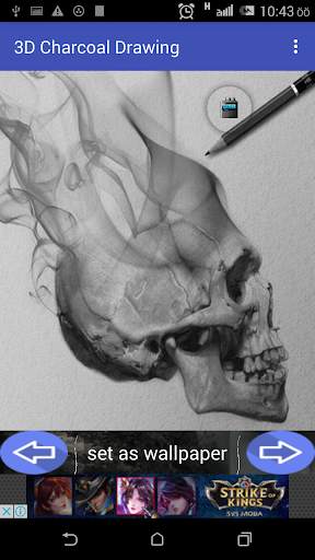 3D Charcoal Drawing screenshot 4