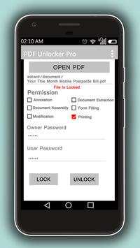 PDF Password Unlocker - Lock/Unlock PDF screenshot 5