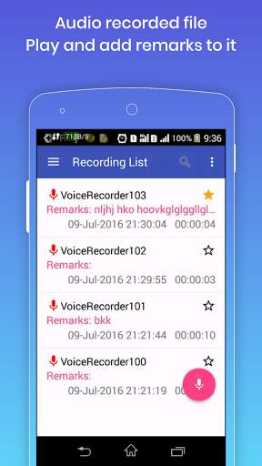 Voice Recorder for Android screenshot 2
