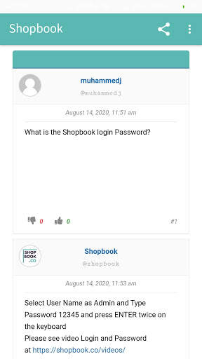 Shopbook Forum screenshot 2