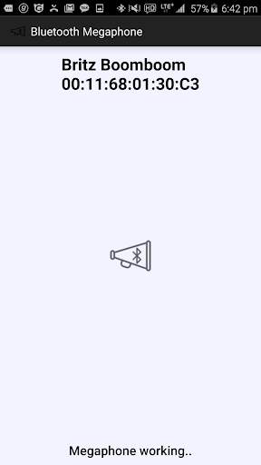 Bluetooth Megaphone 2 تصوير الشاشة