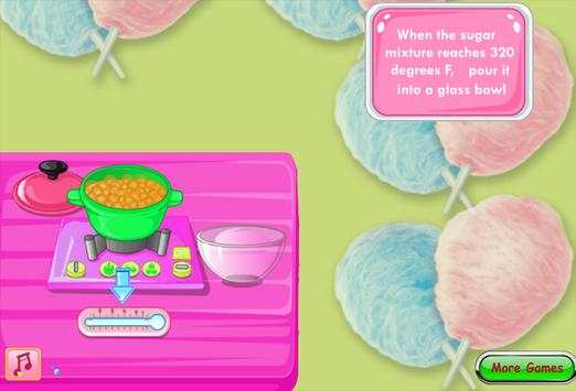 cooking games prepar cotton candy screenshot 5