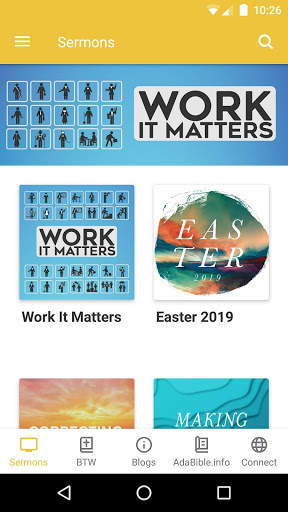 Ada Bible Church App screenshot 1