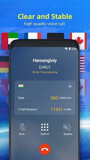 Blue Call - Global WiFi Call screenshot 2