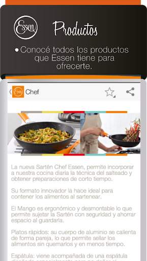 Essen Productos & Recetas PE screenshot 1