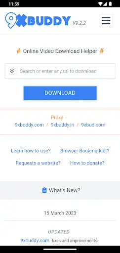 9xBuddy screenshot 1