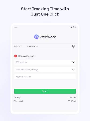 WebWork Time Tracker screenshot 8