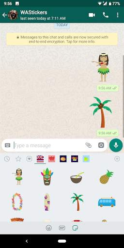 WAStickerApps - Hawaii stickers for WhatsApp screenshot 6