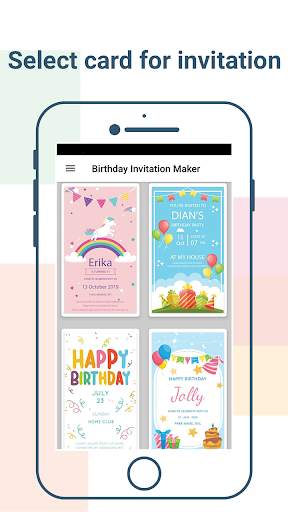 Birthday invitation card maker screenshot 2