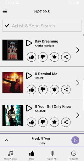 HOT 99.5, Duval's Only R&B screenshot 3