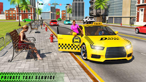 USA Taxi Car Driving: Car Game screenshot 2